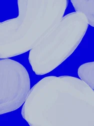 Organische blauwe vormen
