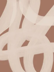 Zachte, abstracte penseelstreken