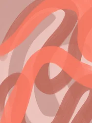 Warme, abstracte rondingen