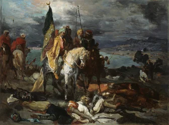 Saracenen en Kruisvaarders, ca. 1846