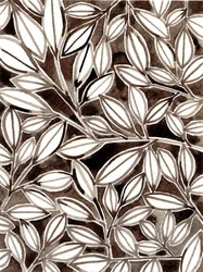Sepia-botanisch patroon
