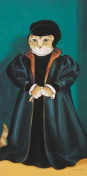 Illustratie uit Cats Galore! Een Compendium van Gecultiveerde Katten (pub. 2015)