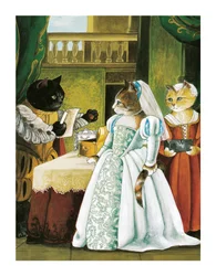 Illustratie uit Shakespeare Cats: Poster Boek (pub. 2016)