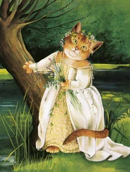 Illustratie uit Shakespeare Cats: Poster Book (pub. 2016)