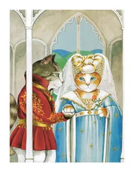 Illustratie uit Shakespeare Cats: Poster Book (pub. 2016)
