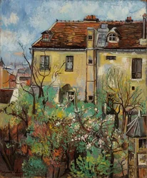 Tuin in de Rue Cortot, 1928