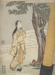 Bezoek aan een Heiligdom op het Uur van de Os Ushi no toki mairi, 1765