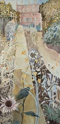 Late zomertuin, 2020 (aquarel op papier)