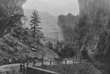 Route de la Via Mala en de Hohen Rhatien