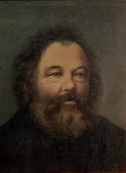 Portret van Mikhail Aleksandrovitch Bakunin (1814-1876) c.1865