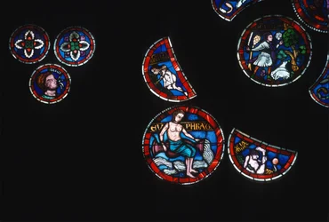 Detail van roosvenster