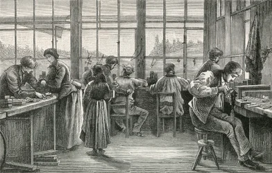 Horlogemakerswerkplaats in La Chaux-de-Fonds