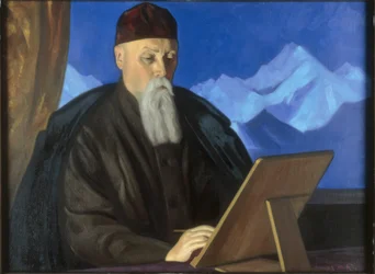 Portret van de schilder Nicholas Roerich