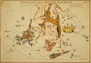 Hercules en Corona Borealis, Illustratie uit 