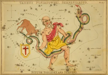 Taurus Poniatowski, Serpentarius, Scutum Sobiesky, en Serpens, Illustratie uit 