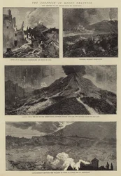 De uitbarsting van de Vesuvius