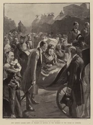 Het tuinfeest van de koningin in Windsor ter ere van de leden van het Lagerhuis