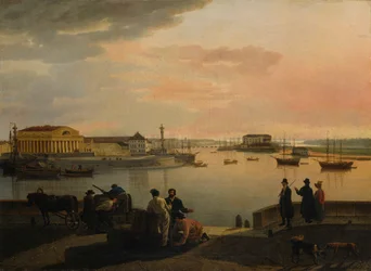 Een uitzicht vanuit Sint-Petersburg