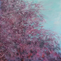 Bloeiende lenteboom, 2025 (acryl)