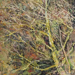 Verstrengeld, 2025 (acryl)
