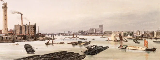 Westminster vanaf Waterloo Bridge, Londen