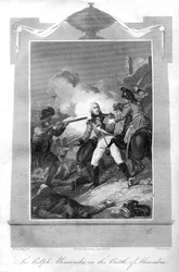 Sir Ralph Abercrombie 1734-1801 in de Slag bij Alexandrië, 1816