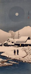 Sneeuw bij Nipponmatsu