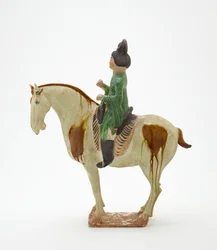 Man te paard, Tang-dynastie, ca. 700-750