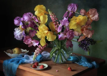 Verse irissen en fruit