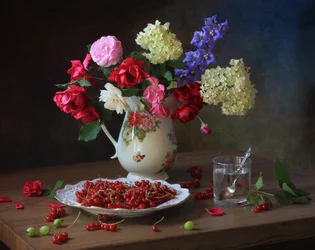 Zomers bloemstilleven