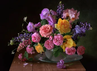 Levendig bloemstilleven