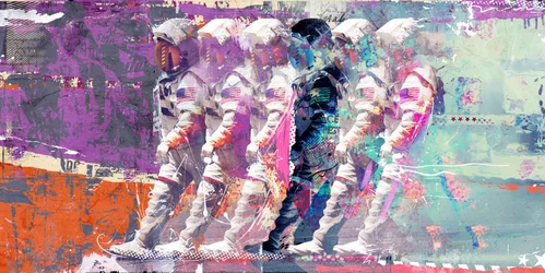 Astronaut Maanwandeling
