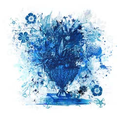 Boeket in Blauw
