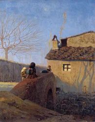 Piagentina. De brug over de Affrico rivier, ca. 1861-62