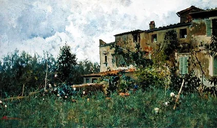 Zomerse bui in Settignano