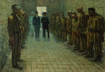 De gevangenis van Portoferraio, Elba-eiland