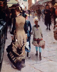 Zicht op de Ponte Vecchio in Florence (detail)