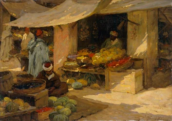 Fruitmarkt, Tanger, 1880-1936