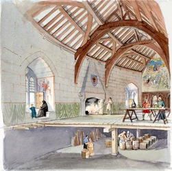 Restormel Kasteel, 14e eeuw, ca. 1990-2010