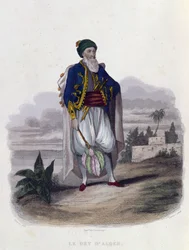 Hussein Pacha (1765-1838), de laatste Dey van Algiers (1818-30), 1846
