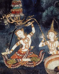 Siddhartha knipt zijn haar