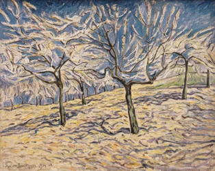 Th. v. Brockhusen, Fruitbomen in de lente