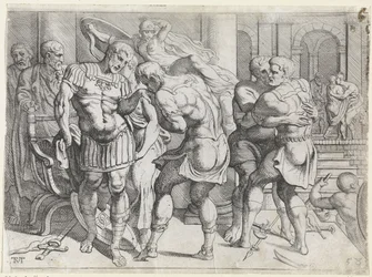 Verzoening tussen Odysseus en de Ithacaanse rebellen
