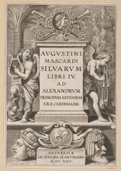 Titelpagina voor Agostino Mascardi, Silvarium Libri IV