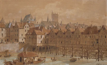 Het Grand Chatelet en de Pont aux Meuniers