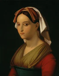 Portret van Vittoria Caldoni