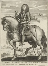 Portret van Karel II, koning van Engeland