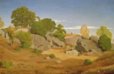 Rotsen bij Fontainebleau