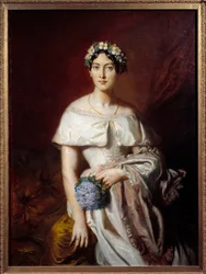 Portret van Mademoiselle de Cabarrus (Marie-Therese de Cabarrus)
