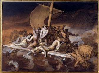 Het vlot van de Medusa (voorbereidende studie)